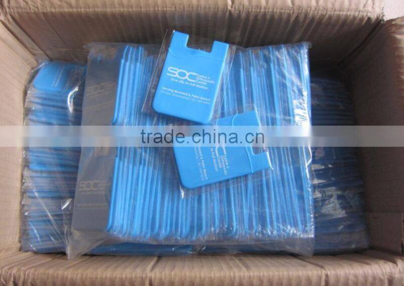 New Multi Function Silicon Pouch Pocket Silicone Smartphone Wallet With Stand & Cord Organizer