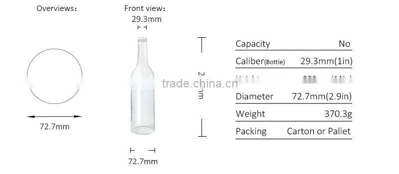 shape of the bottle shape of the bottle transparent glass bottle
