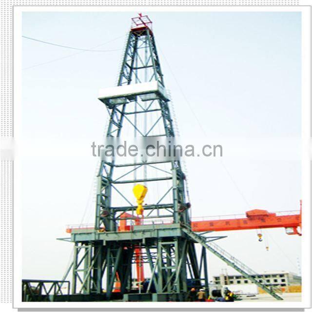 Hot Sale API Standard Mechanical Compound Drive Rig for Oil Well Drilling Rig Usage