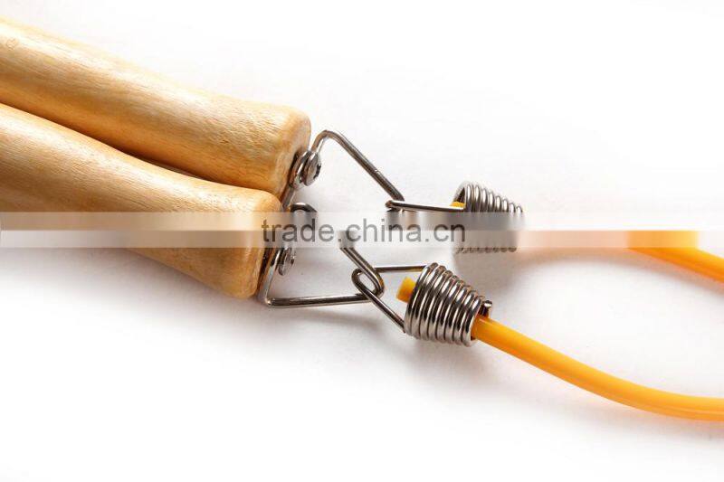 high quality crossfit wooden jump rope / skipping rope fitness