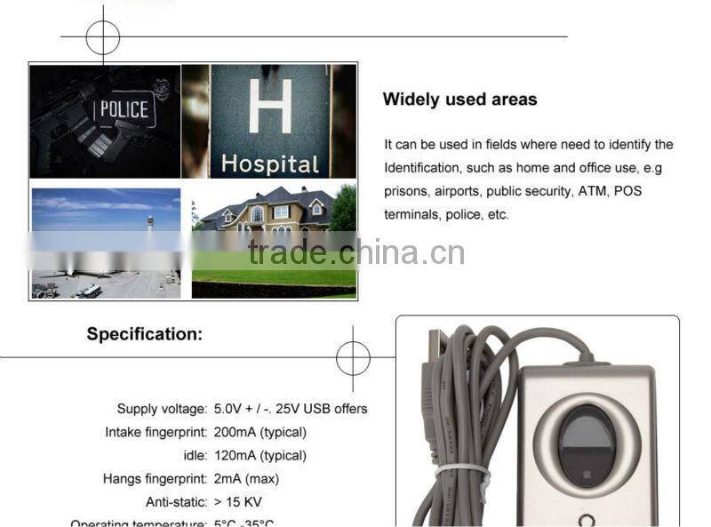 URU4000B Biometric reader