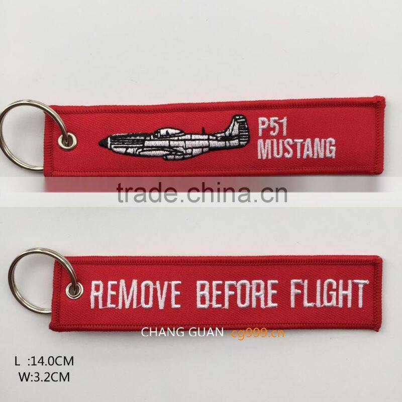 The various kinds embroidery patch key ring