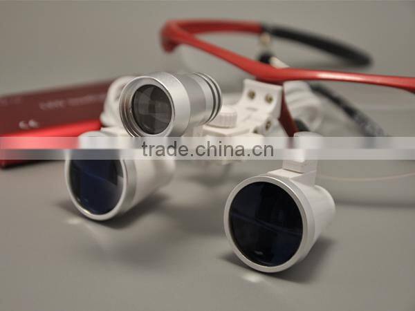 Dental supply 2.5X & 3.5X magnifying lens with light /dental loups