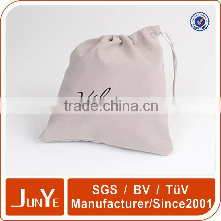 print company logo website velvet jewellery bag with charms