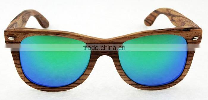 2016 recycled popular novelty sunglasses nature zebra Wood okay sunglasses