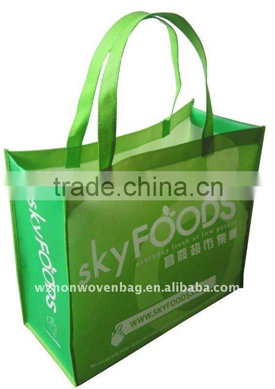 Non-woven,100% Polypropylene Material and Handled,Plain Style recycled pp woven bag