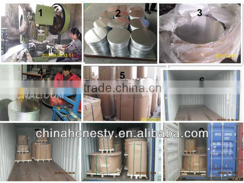 Aluminum discs used for cookware