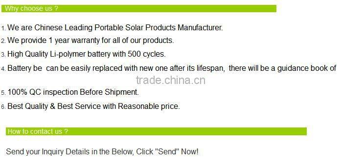 Small AC/DC solar power system / portable generator & Low price with best quality