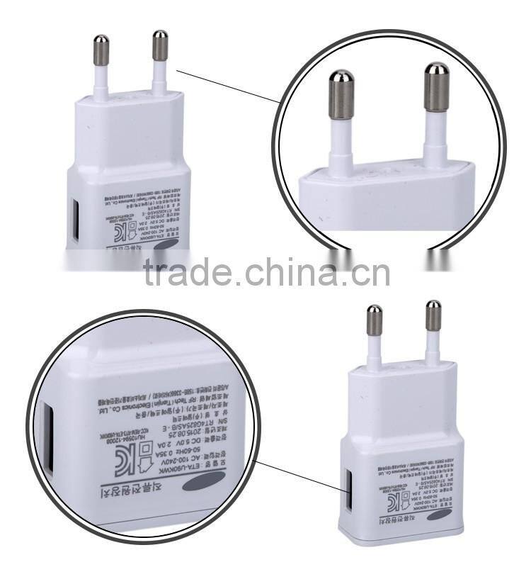 Worldwide ETA-U90KWK original EU plug travel adapter with usb charger for samsung