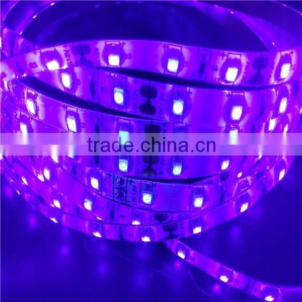 HOT SALE High brightness DC12V 60LEDS/M UV LED strip light LED FLEXIBLE light smd5050