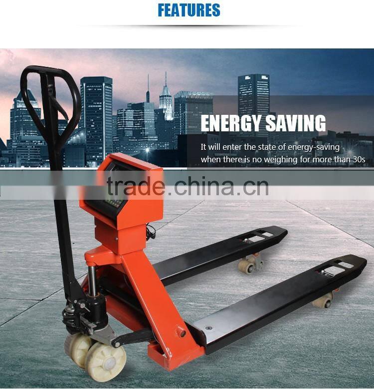 Stainless Steel Electronic Forklift Pallet Truck Scale Weighing