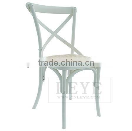 Factory Direct Stackable Cross Back Resin Plastic Chair Banquet Dining Chair High Quality For Events/For Rental Wholesale Price