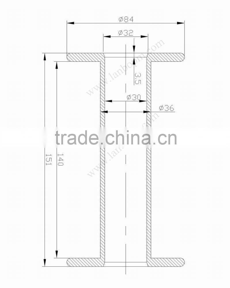 LB-510 LONGBOW Textile machinery Yarn Covering Machine spare parts plastic bobbin
