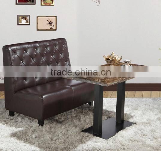 Restaurant Tables Button Tufted Back Regular Booth