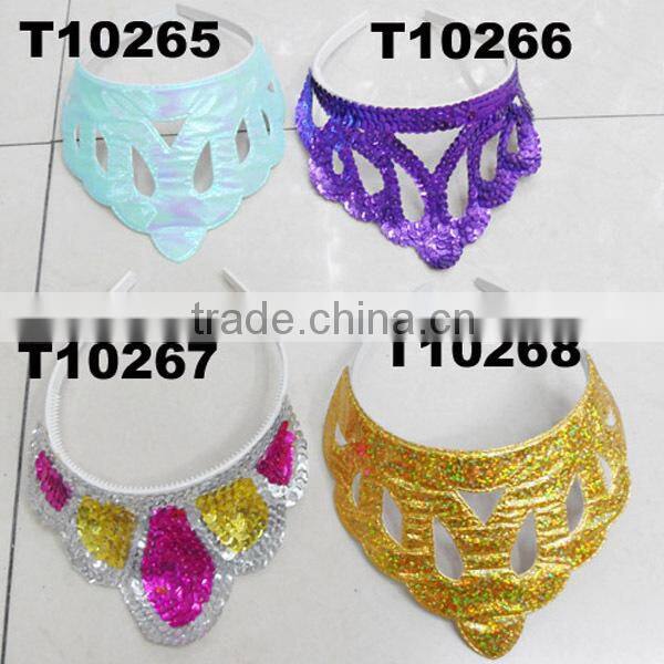 kids party colored paper crown pattern