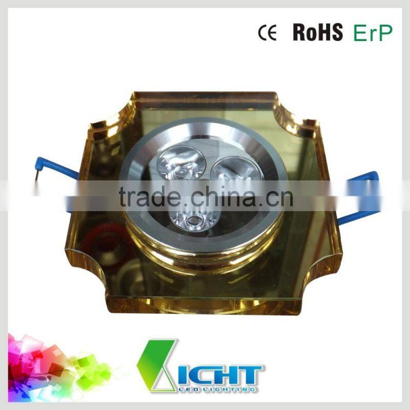 Crystal material led downlight ring LED ceiling lamp housing