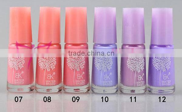 Hot wholesale water based nail polish for peel off nail polish