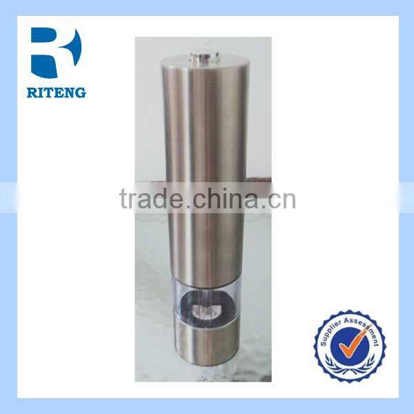stainless steel Bottle shaped Pepper mill and Salt shaker