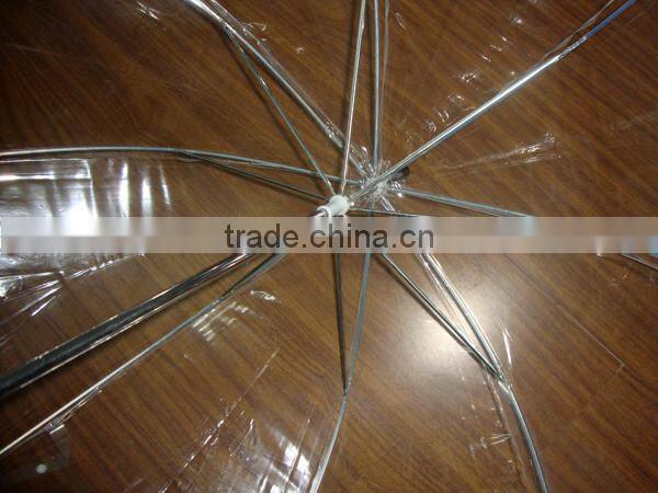 21" Cheap POE Transparent Umbrella