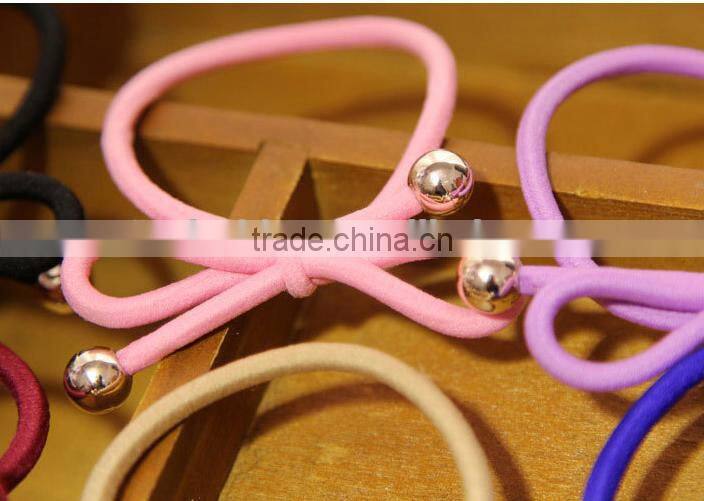metal free colorful good quality elastic hair band