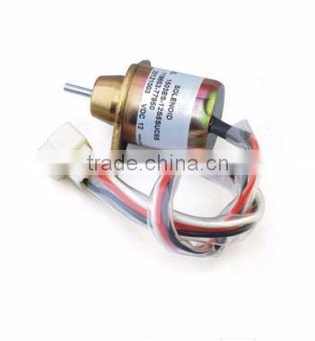 excavator parts 119653-77950 12V diesel engine stop solenoid