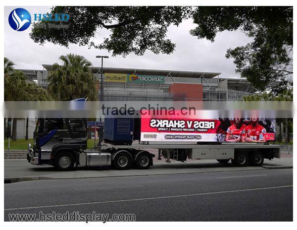 truck mobile led display mobile led screen truck trailer led sign curtain