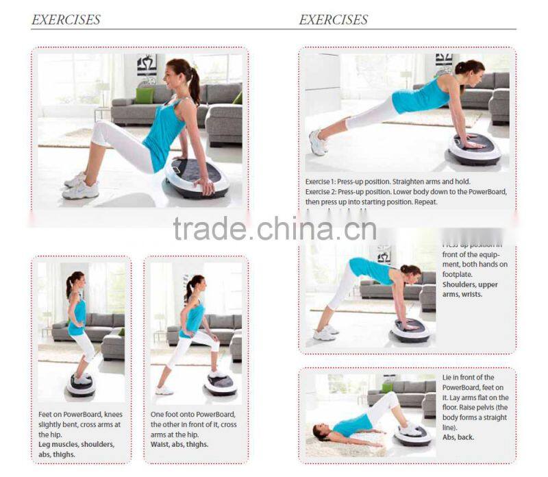 Wholesale 3D Dual Motor Body Shaper Vibration Plate Exercise Machine With MP3 Player