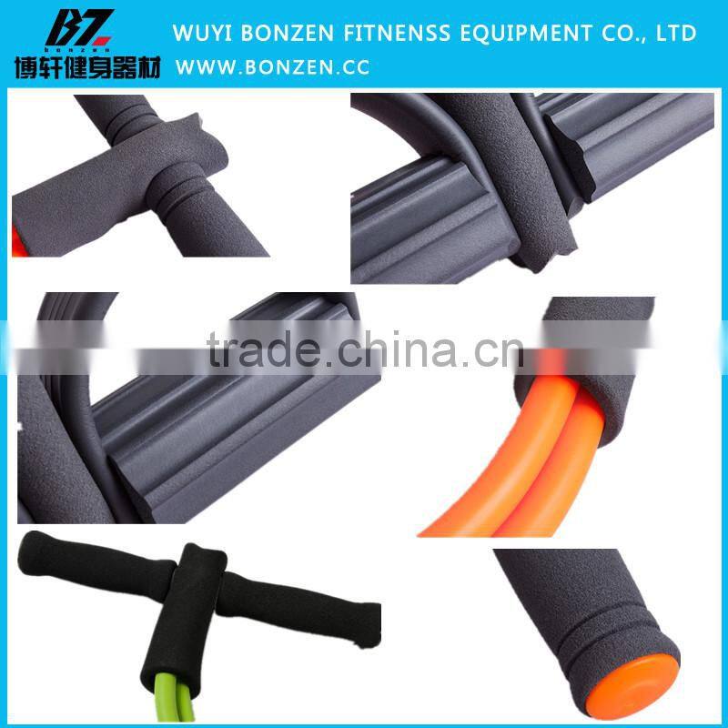 Yoga Fitness Equipment Foot Chest Pull Rope Fitness With Pedals Elastic Rope