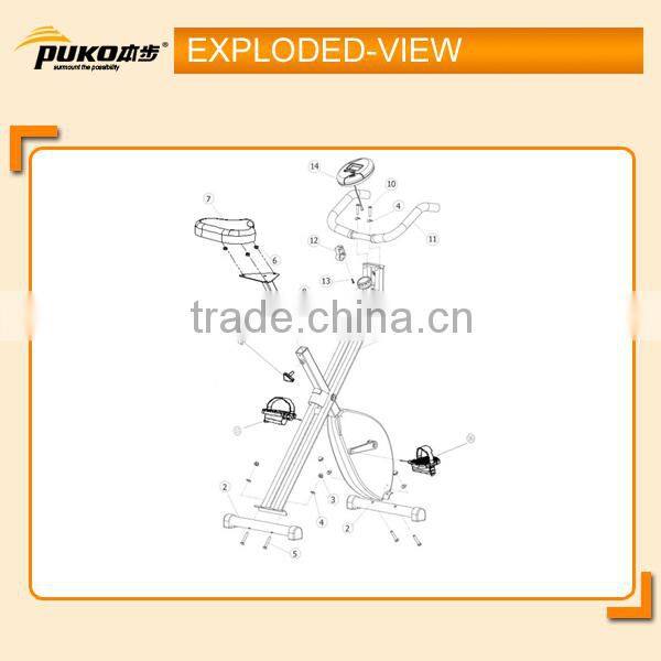 2016 Factory Supply Cheap Magnetic MiNi Exercise Bike for Home Use Gym Equipment Bike