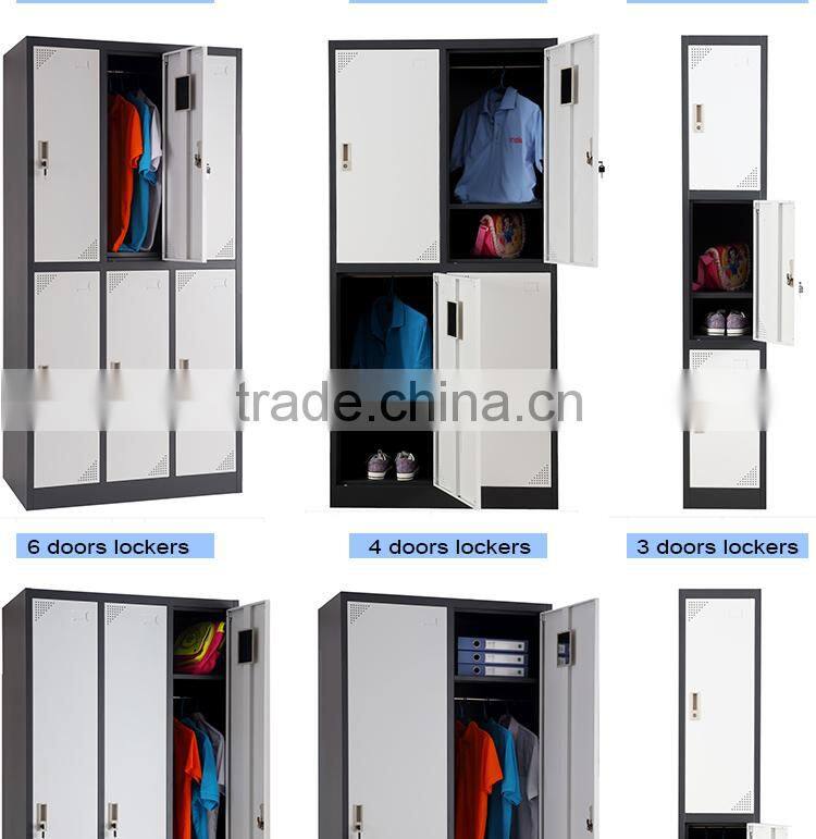 Office Furniture Price List Steel Metal Wardrobe Sliding Door Roller