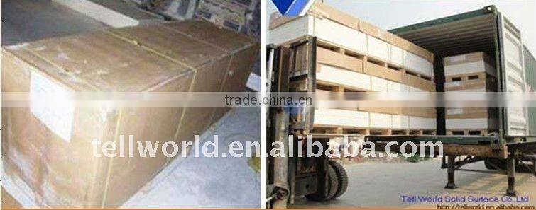 High quality joint seamless solid surface sheets/white acrylic solid surface