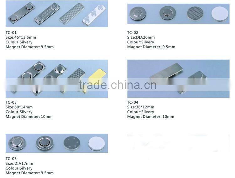 Magnetic badge with full color printing