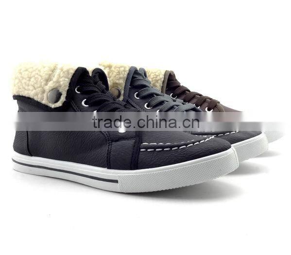 high ankle leather shoes for men