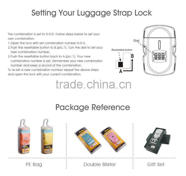 Yifeng,Suitcase strap belt,Luggage belt,Combination Lock,Strap Lock,Belt lock