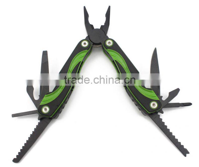 best black oxided camping combination multi functional tool / 13 in 1 multi tool/multi pliers
