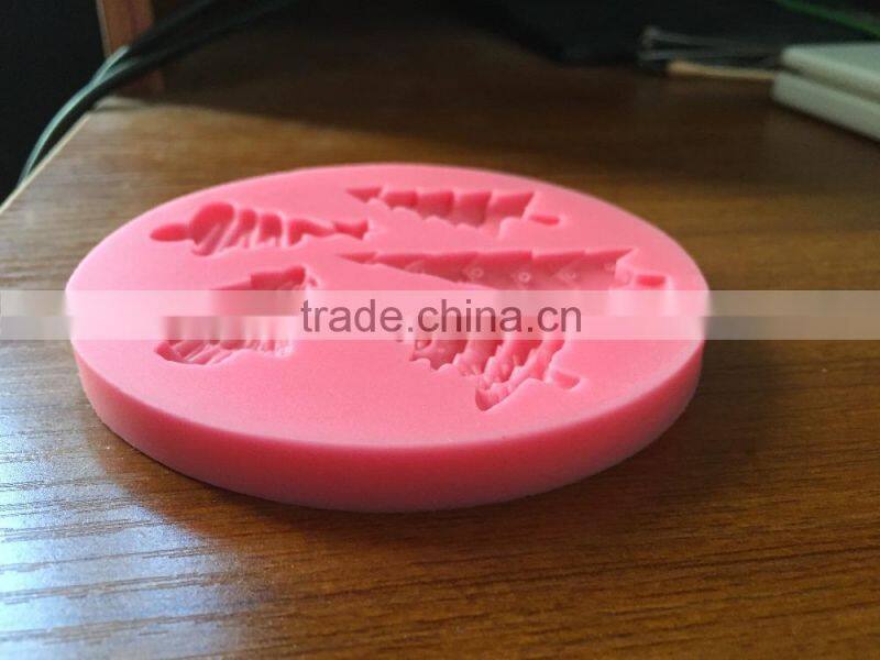 K-sun Christmas Tree Sugar Crafts Fondant Molds Silicone Fondant Cake Decorating Tools