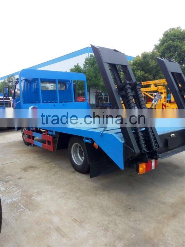 2016 China high quality carrier towing truck sale flatbed wrecker trucks