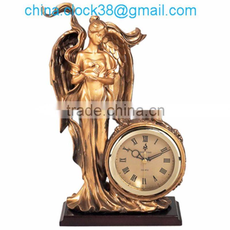 poly resin clock Discount for home decoration guangzhou factory whosale price