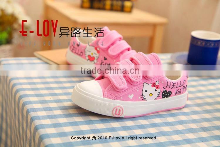 Hot sales cheap new style wholesale canvas shoes girls