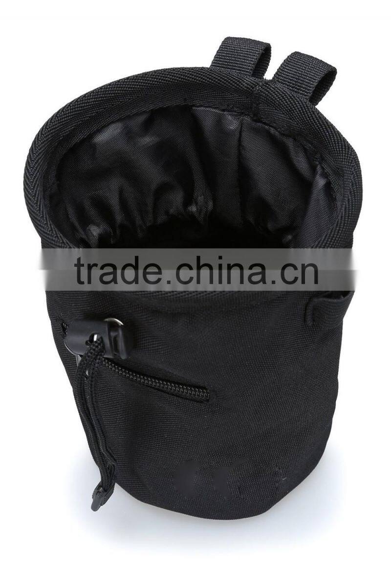 Rock Climbing Weightlifting Chalk Bag With Drawstring Closure
