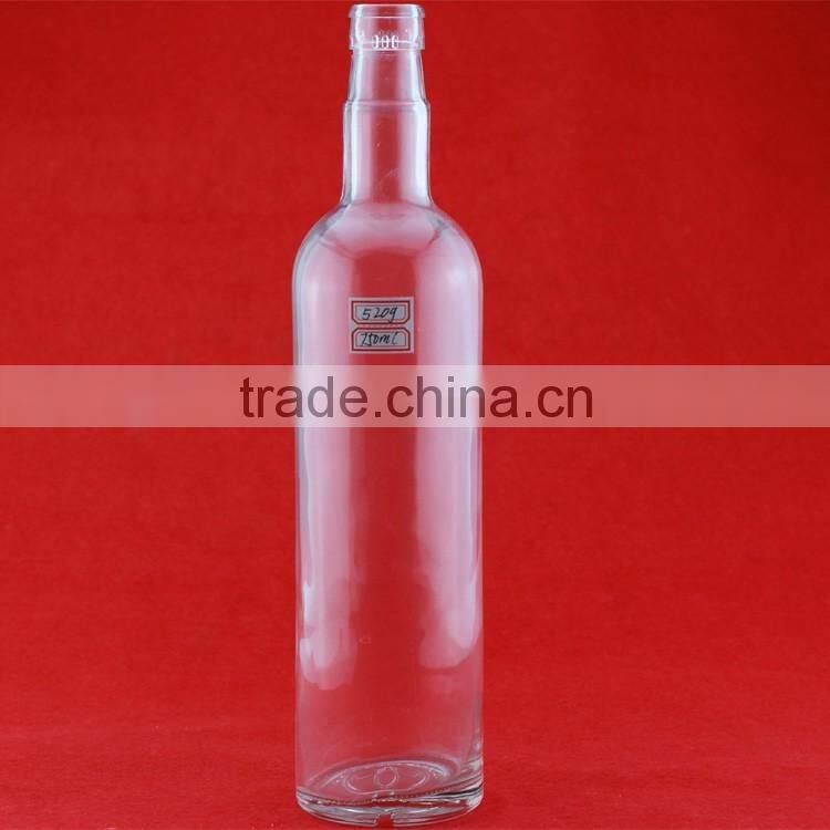 New design glass bottle glass beverage bottle wholesale brand your own vodka