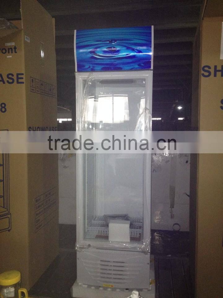 supermarket showcase glass door display refrigerator restaurant refrigerator