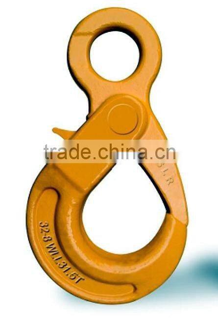 DSL G80 Drop Forged Swivel Locking safety Hook with Bearing