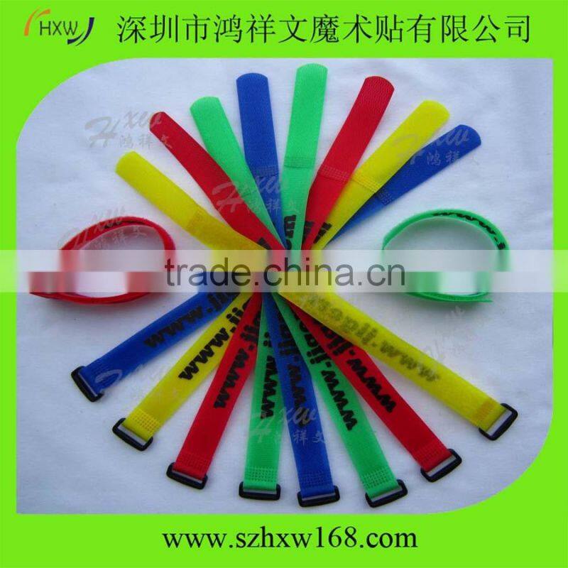 Hook and Loop Buckle Band Cable Ties Cinch Strap