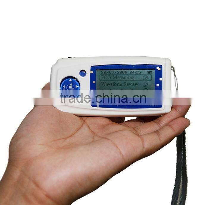single channel ECG machine Equipments with 2.4 inch LCD screen for home use 180A