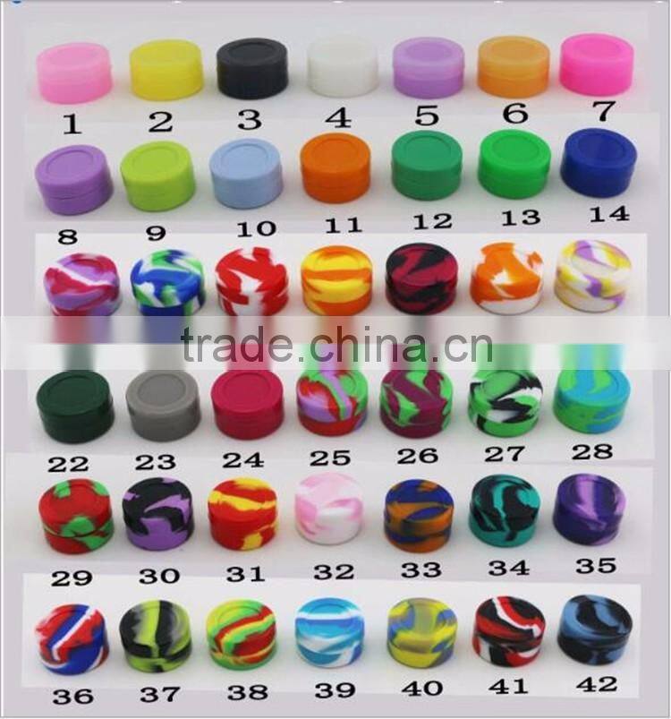 5ML E-Liquid Silicone Jar Small Bho Silicone Storage Container