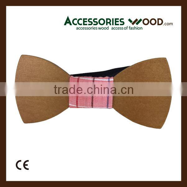 Gift box for fashion design Wooden Bow tie in 2016