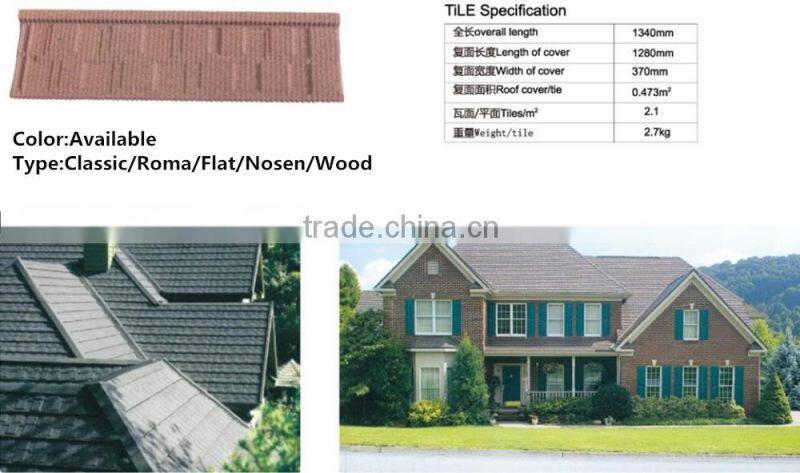 Residential roof tile,roof tile house