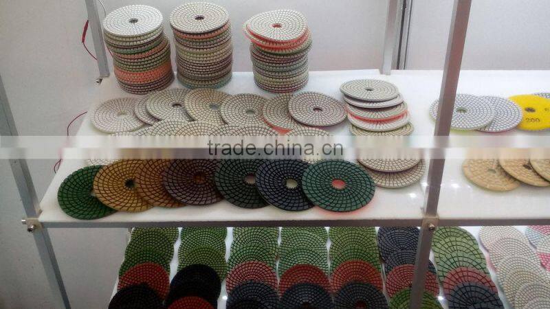 4" diamond polishing pad