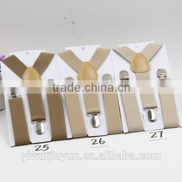 40 colors Lovely Baby Boys Girls Clip-on Suspender Y-Back Child Elastic Suspenders